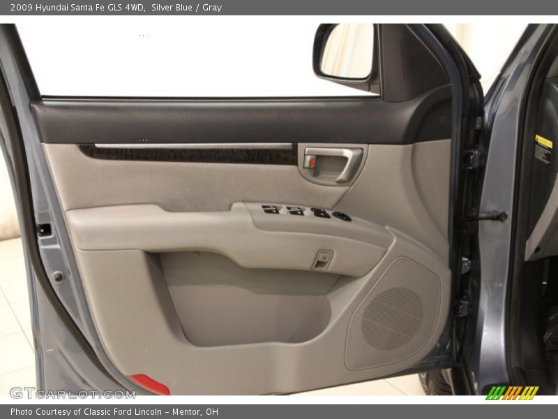 Silver Blue / Gray 2009 Hyundai Santa Fe GLS 4WD