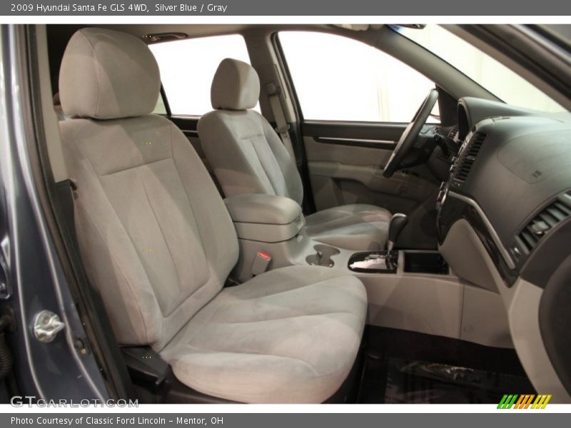 Silver Blue / Gray 2009 Hyundai Santa Fe GLS 4WD