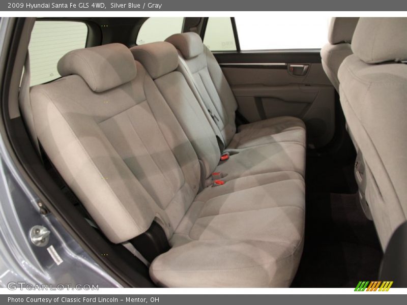 Silver Blue / Gray 2009 Hyundai Santa Fe GLS 4WD