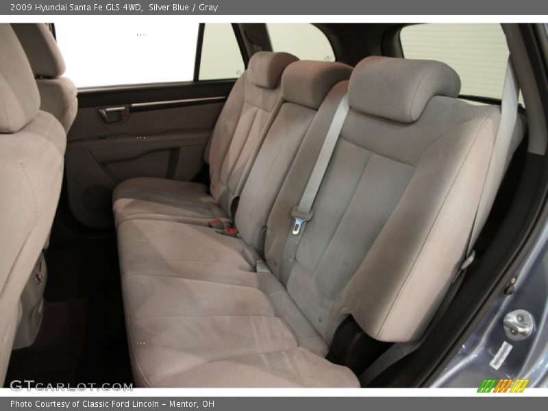 Silver Blue / Gray 2009 Hyundai Santa Fe GLS 4WD