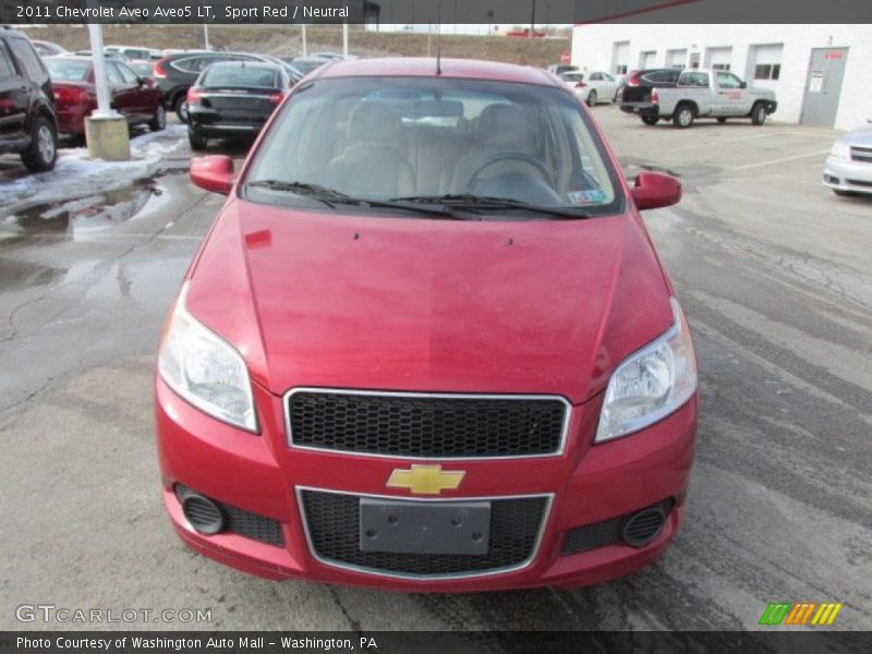 Sport Red / Neutral 2011 Chevrolet Aveo Aveo5 LT