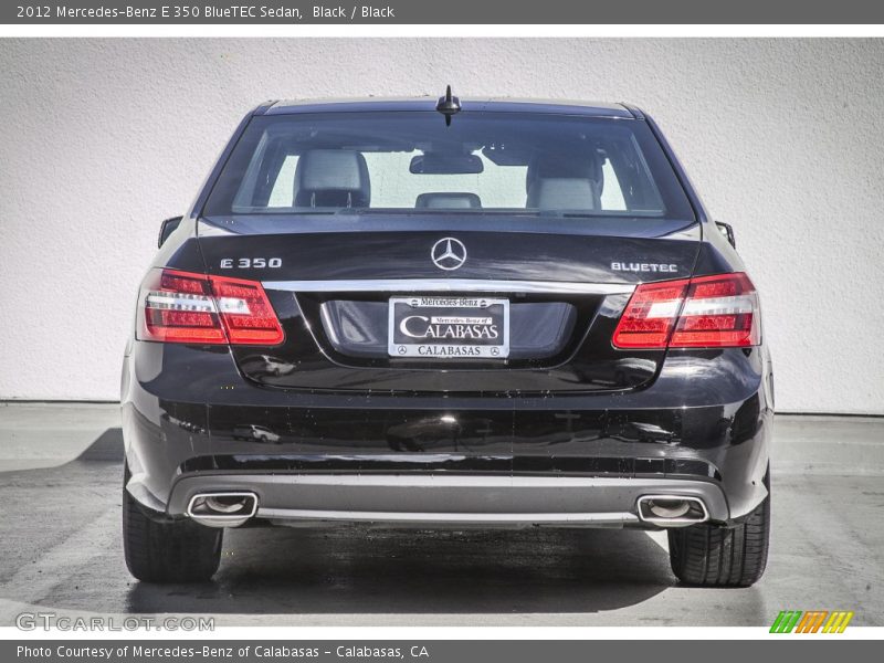 Black / Black 2012 Mercedes-Benz E 350 BlueTEC Sedan