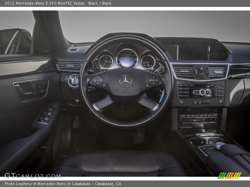 Black / Black 2012 Mercedes-Benz E 350 BlueTEC Sedan