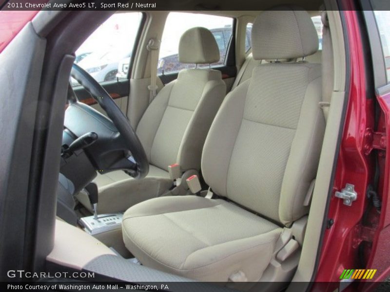 Sport Red / Neutral 2011 Chevrolet Aveo Aveo5 LT