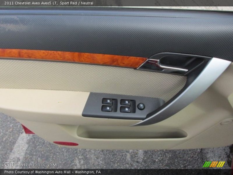 Sport Red / Neutral 2011 Chevrolet Aveo Aveo5 LT
