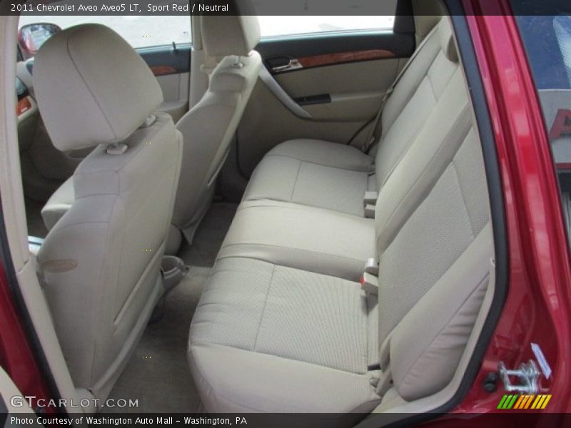 Sport Red / Neutral 2011 Chevrolet Aveo Aveo5 LT