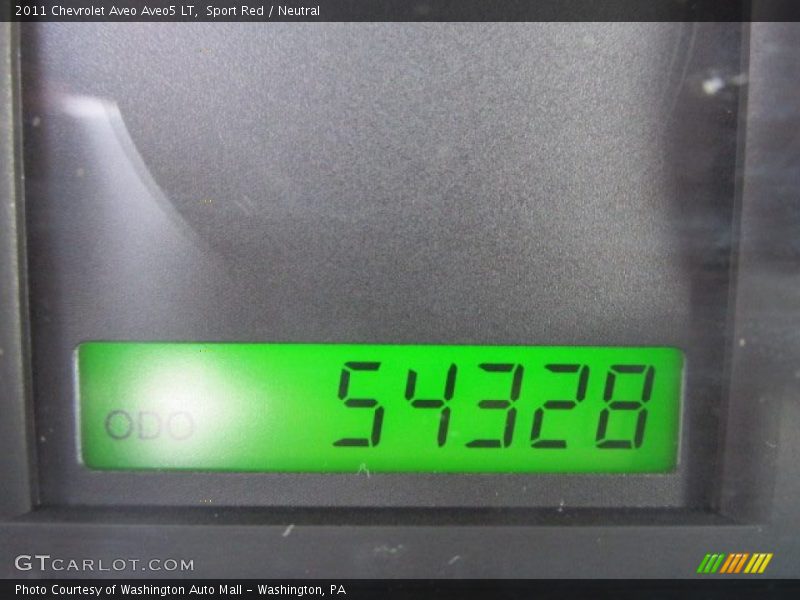 Sport Red / Neutral 2011 Chevrolet Aveo Aveo5 LT