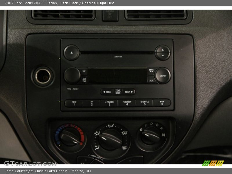 Pitch Black / Charcoal/Light Flint 2007 Ford Focus ZX4 SE Sedan