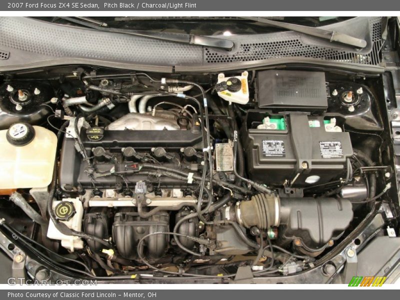 Pitch Black / Charcoal/Light Flint 2007 Ford Focus ZX4 SE Sedan