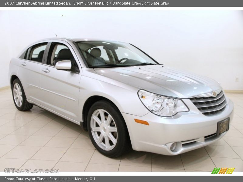 Bright Silver Metallic / Dark Slate Gray/Light Slate Gray 2007 Chrysler Sebring Limited Sedan