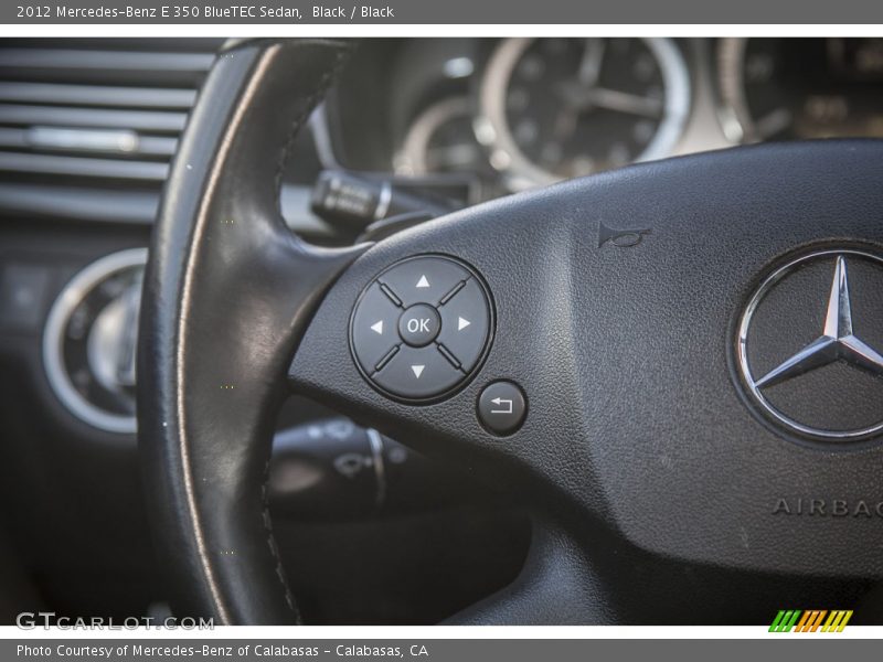 Black / Black 2012 Mercedes-Benz E 350 BlueTEC Sedan