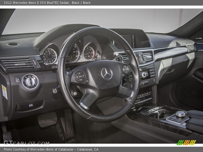 Black / Black 2012 Mercedes-Benz E 350 BlueTEC Sedan