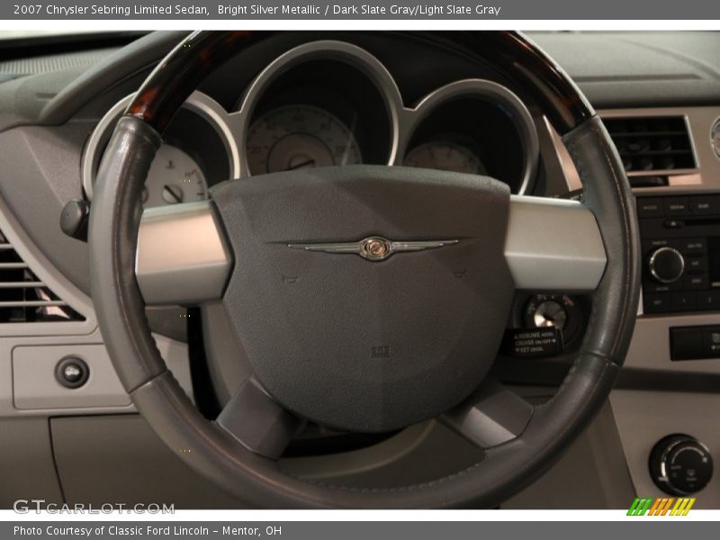 Bright Silver Metallic / Dark Slate Gray/Light Slate Gray 2007 Chrysler Sebring Limited Sedan