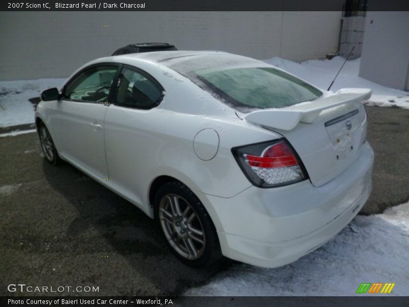 Blizzard Pearl / Dark Charcoal 2007 Scion tC