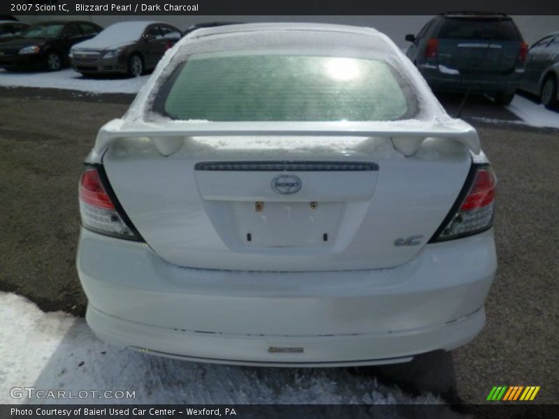 Blizzard Pearl / Dark Charcoal 2007 Scion tC
