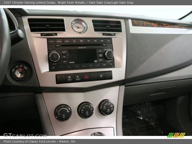 Bright Silver Metallic / Dark Slate Gray/Light Slate Gray 2007 Chrysler Sebring Limited Sedan