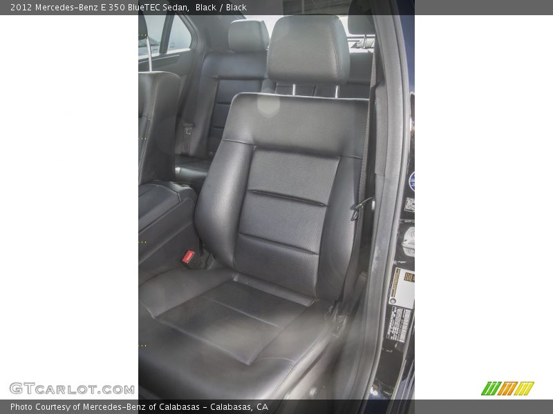Black / Black 2012 Mercedes-Benz E 350 BlueTEC Sedan