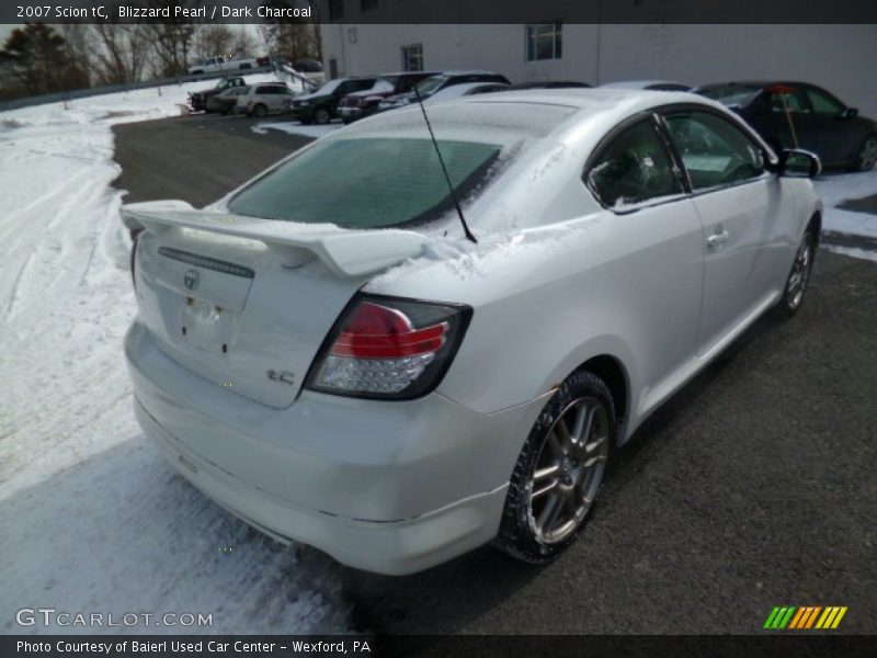 Blizzard Pearl / Dark Charcoal 2007 Scion tC