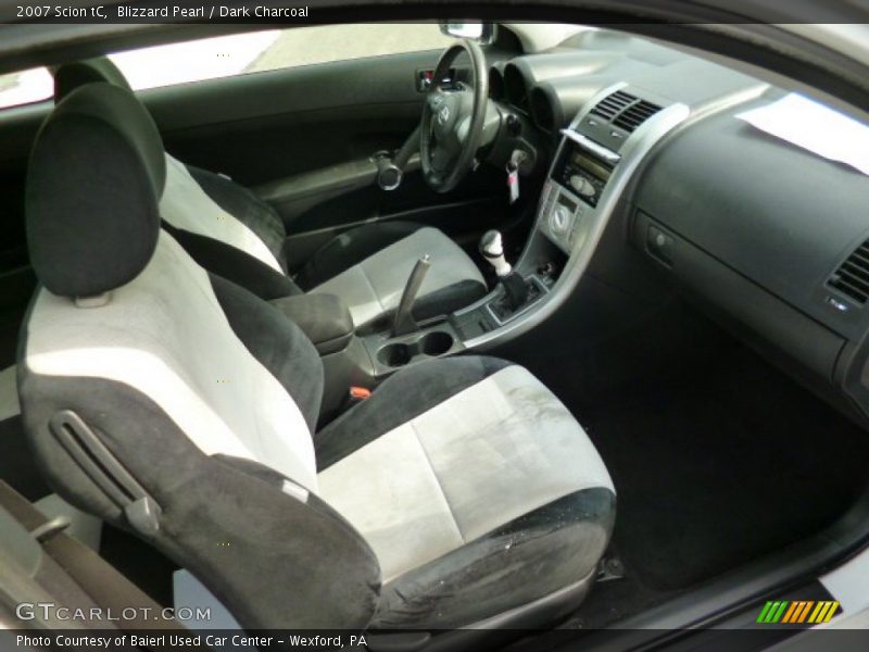 Blizzard Pearl / Dark Charcoal 2007 Scion tC