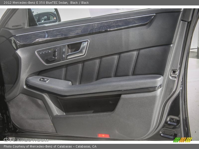 Black / Black 2012 Mercedes-Benz E 350 BlueTEC Sedan