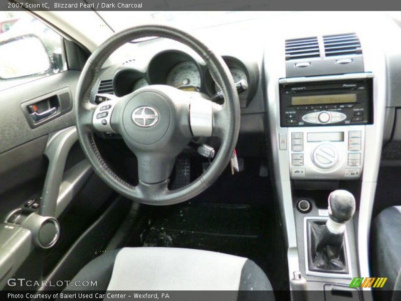 Blizzard Pearl / Dark Charcoal 2007 Scion tC