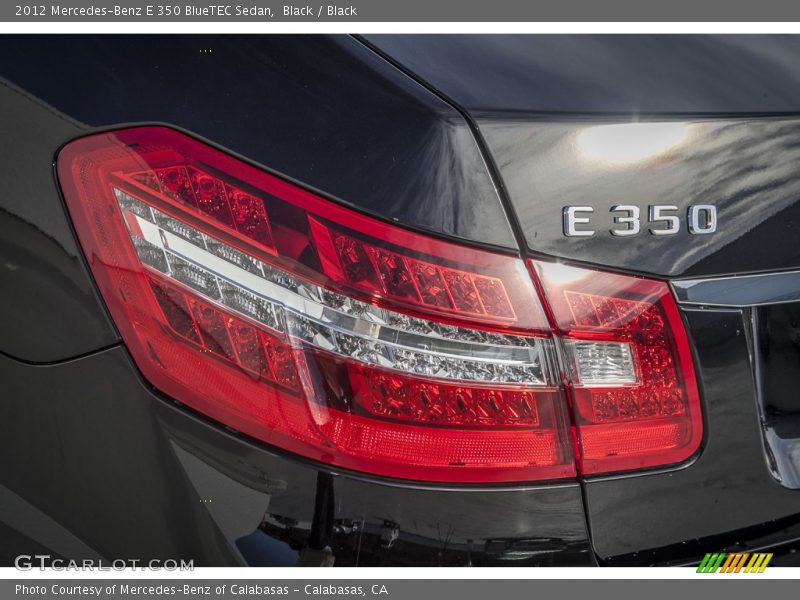 Black / Black 2012 Mercedes-Benz E 350 BlueTEC Sedan