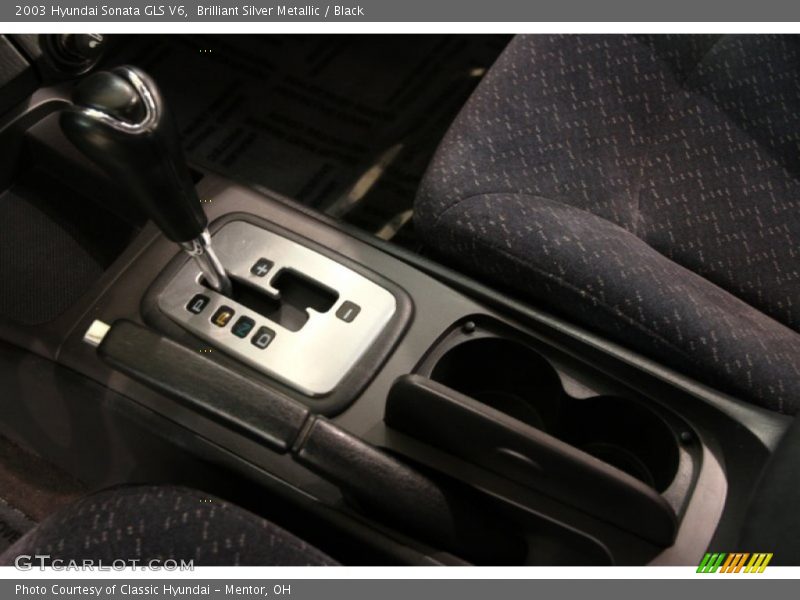 Brilliant Silver Metallic / Black 2003 Hyundai Sonata GLS V6