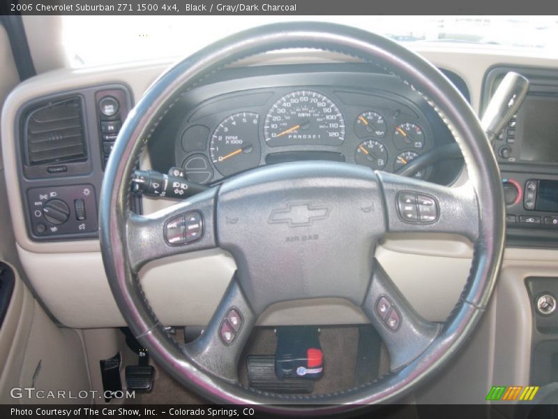 Black / Gray/Dark Charcoal 2006 Chevrolet Suburban Z71 1500 4x4