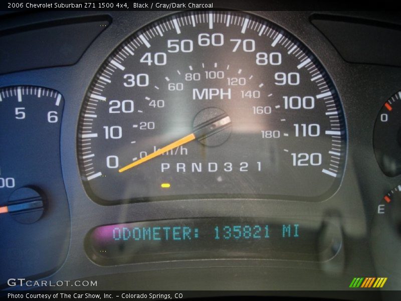 Black / Gray/Dark Charcoal 2006 Chevrolet Suburban Z71 1500 4x4