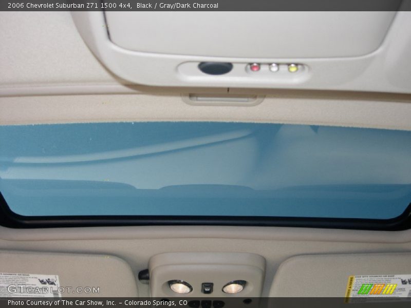 Black / Gray/Dark Charcoal 2006 Chevrolet Suburban Z71 1500 4x4