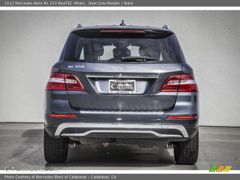 Steel Grey Metallic / Black 2012 Mercedes-Benz ML 350 BlueTEC 4Matic