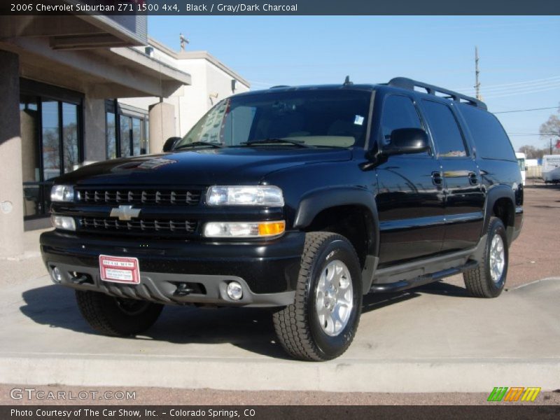 Black / Gray/Dark Charcoal 2006 Chevrolet Suburban Z71 1500 4x4