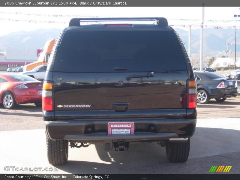 Black / Gray/Dark Charcoal 2006 Chevrolet Suburban Z71 1500 4x4