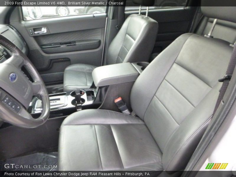 Brilliant Silver Metallic / Charcoal 2009 Ford Escape Limited V6 4WD