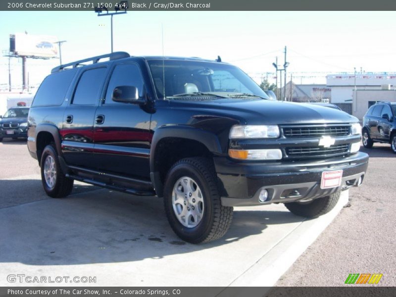 Black / Gray/Dark Charcoal 2006 Chevrolet Suburban Z71 1500 4x4