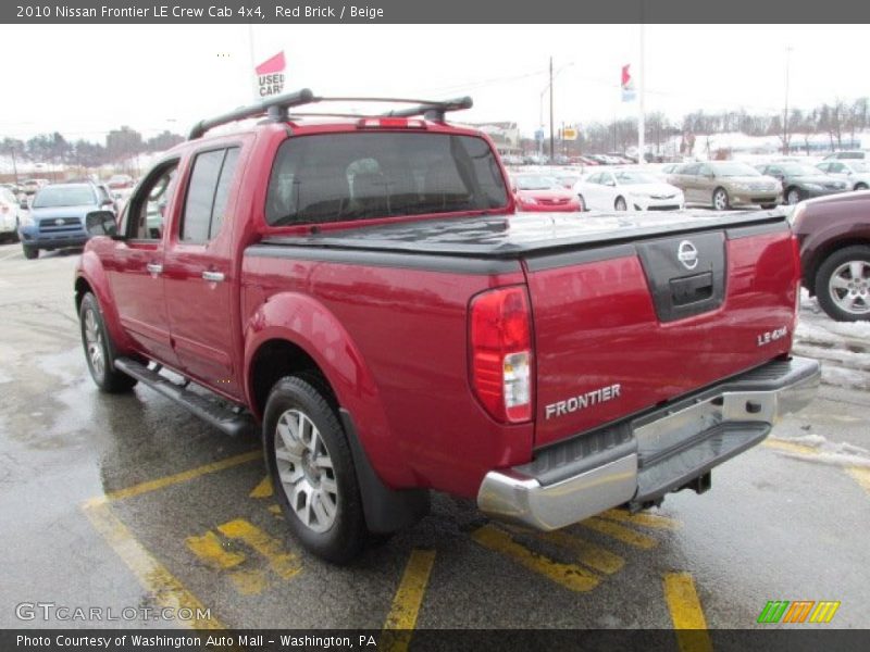 Red Brick / Beige 2010 Nissan Frontier LE Crew Cab 4x4