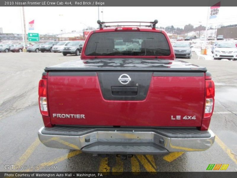 Red Brick / Beige 2010 Nissan Frontier LE Crew Cab 4x4