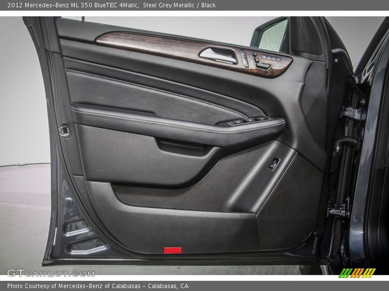 Steel Grey Metallic / Black 2012 Mercedes-Benz ML 350 BlueTEC 4Matic