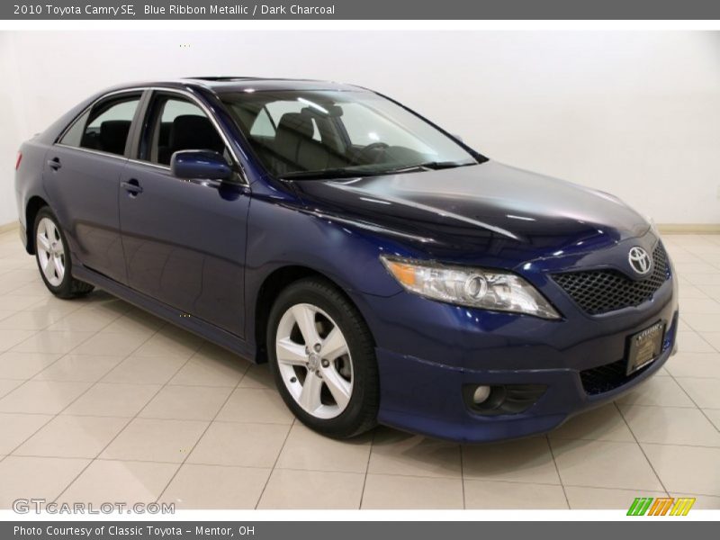 Blue Ribbon Metallic / Dark Charcoal 2010 Toyota Camry SE