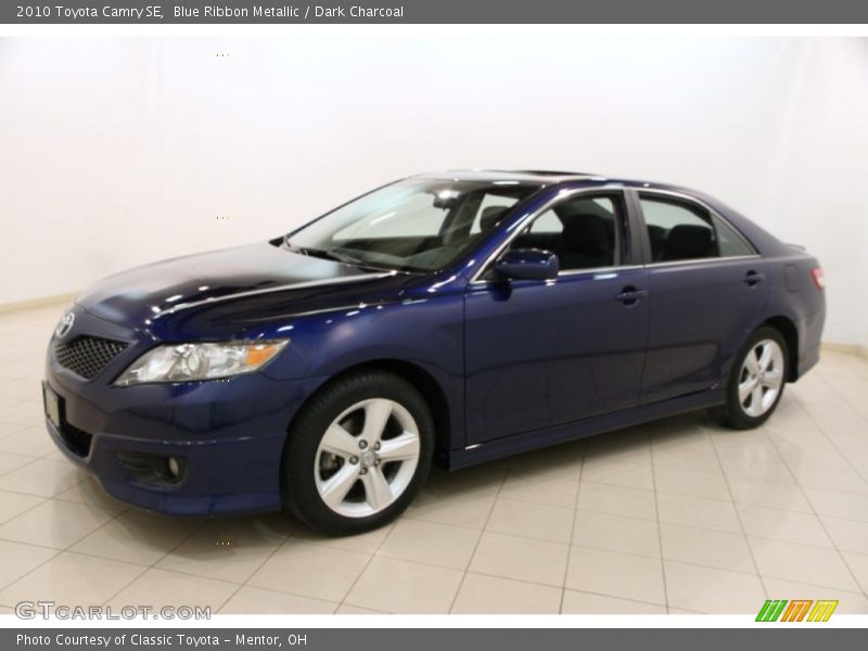 Blue Ribbon Metallic / Dark Charcoal 2010 Toyota Camry SE