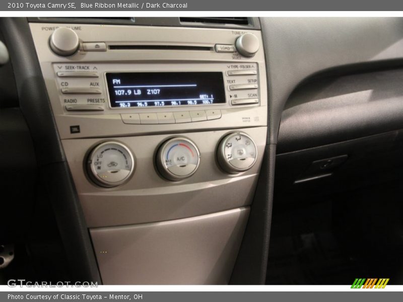 Blue Ribbon Metallic / Dark Charcoal 2010 Toyota Camry SE