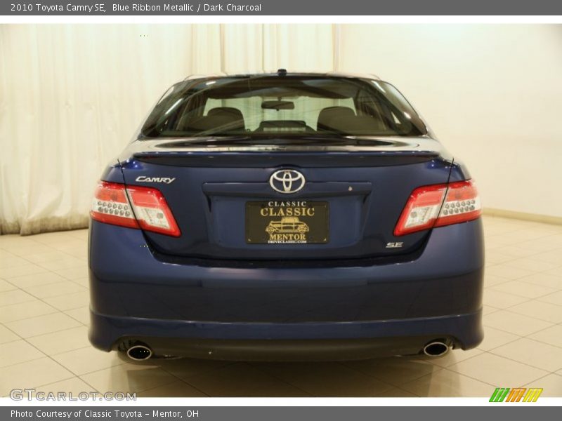 Blue Ribbon Metallic / Dark Charcoal 2010 Toyota Camry SE