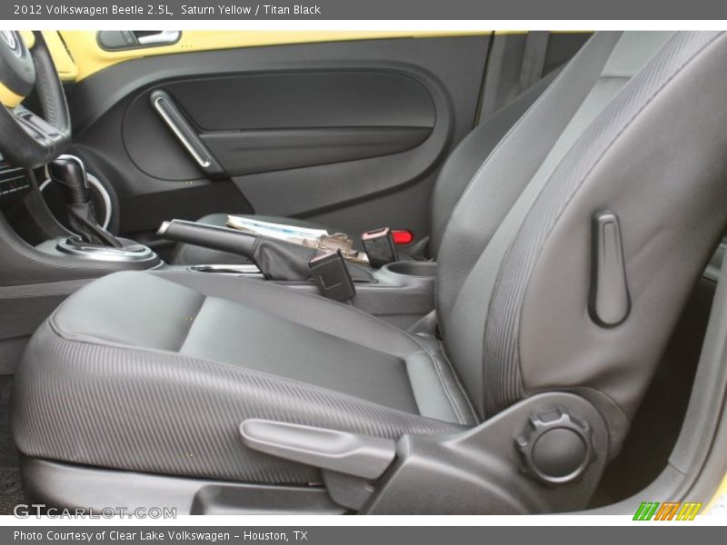 Saturn Yellow / Titan Black 2012 Volkswagen Beetle 2.5L