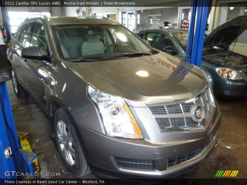 Mocha Steel Metallic / Shale/Brownstone 2012 Cadillac SRX Luxury AWD