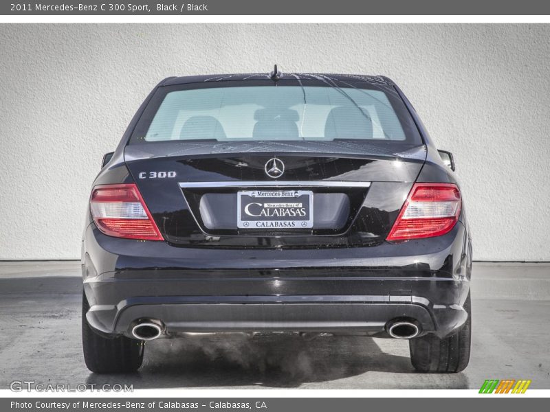 Black / Black 2011 Mercedes-Benz C 300 Sport