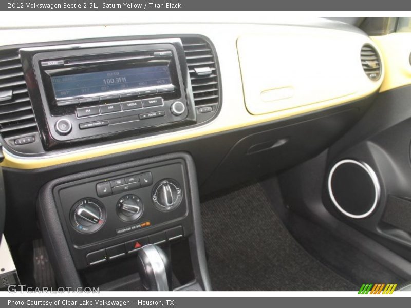 Saturn Yellow / Titan Black 2012 Volkswagen Beetle 2.5L
