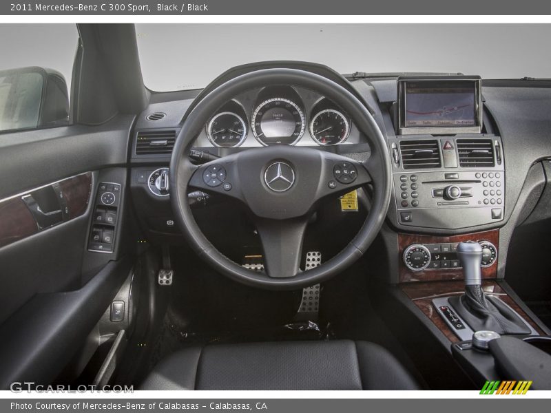 Black / Black 2011 Mercedes-Benz C 300 Sport