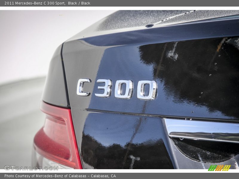 Black / Black 2011 Mercedes-Benz C 300 Sport