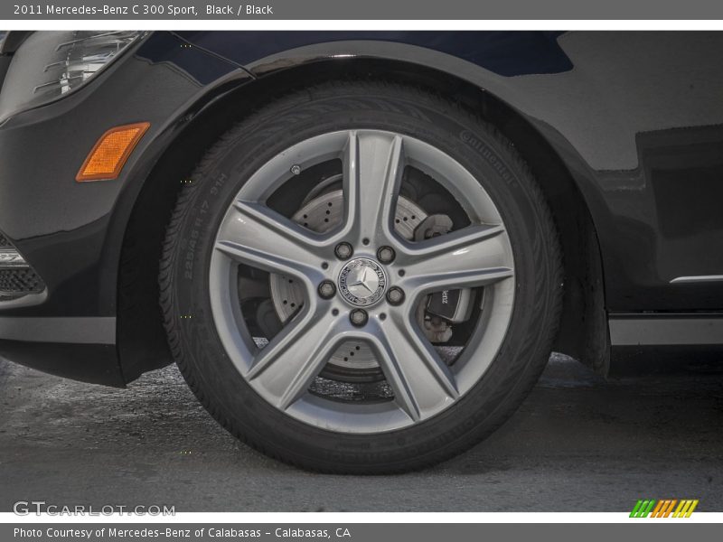 Black / Black 2011 Mercedes-Benz C 300 Sport