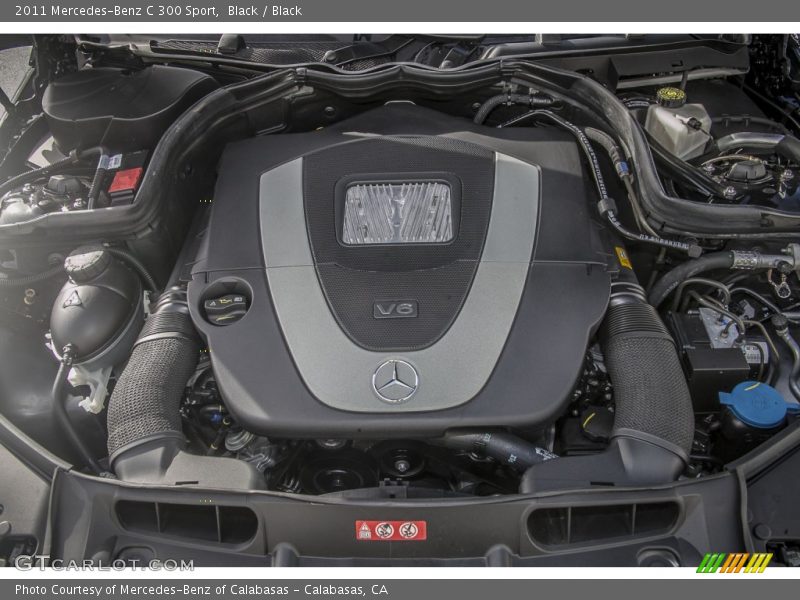 Black / Black 2011 Mercedes-Benz C 300 Sport